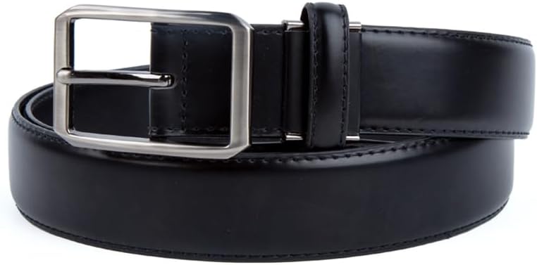 DAISO Side Stitched Belt - Black, One Size - Image 1
